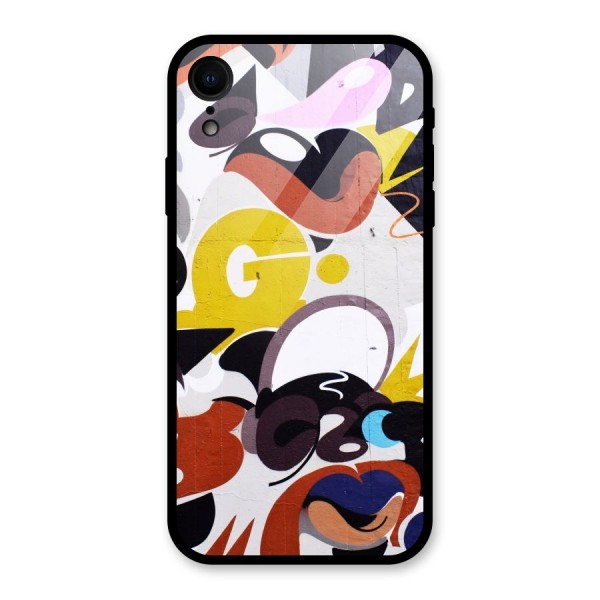 Graffiti Wall Glass Back Case for XR