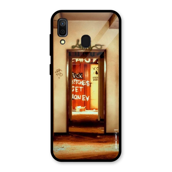 Grafitty Door Glass Back Case for Galaxy A30