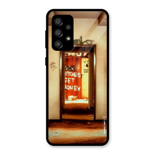 Grafitty Door Glass Back Case for Galaxy A32