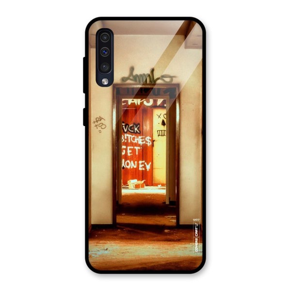 Grafitty Door Glass Back Case for Galaxy A50s