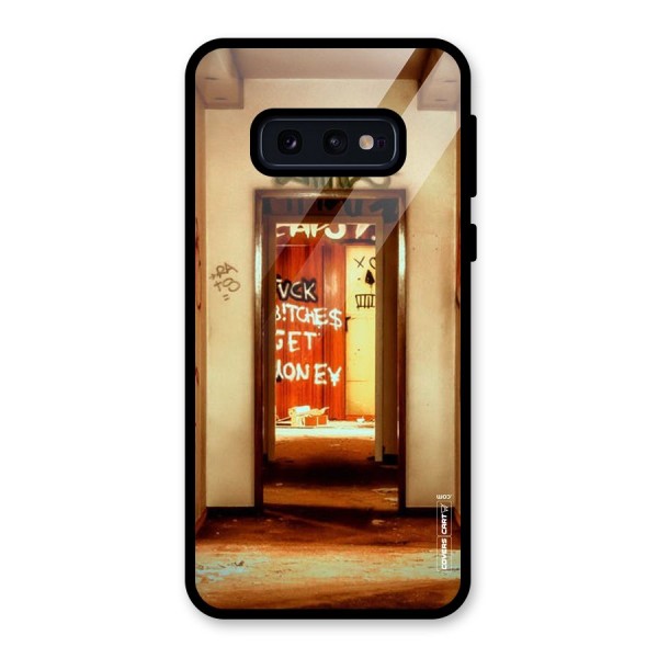 Grafitty Door Glass Back Case for Galaxy S10e