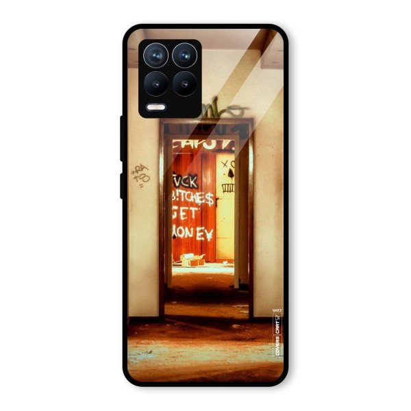 Grafitty Door Glass Back Case for Realme 8