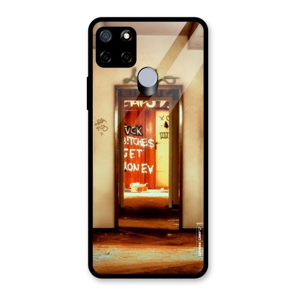 Grafitty Door Glass Back Case for Realme C15