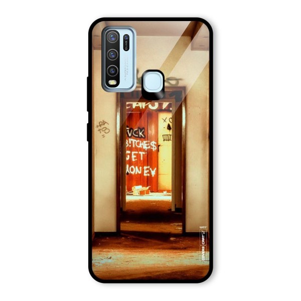 Grafitty Door Glass Back Case for Vivo Y30