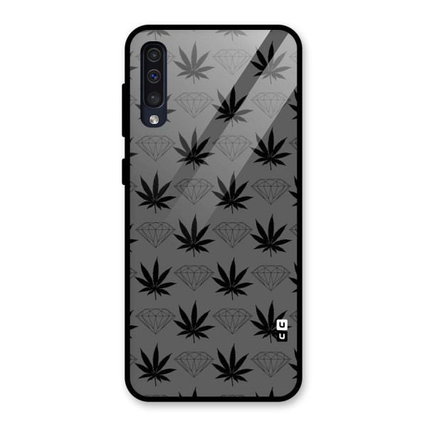 Grass Diamond Glass Back Case for Galaxy A50s