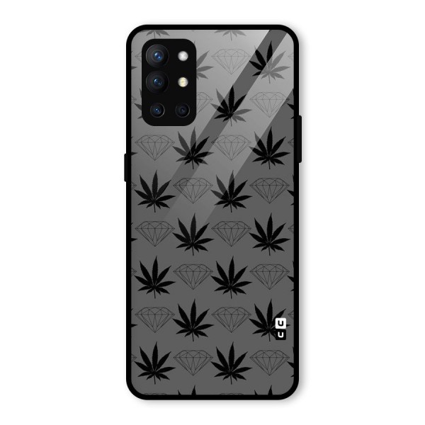 Grass Diamond Glass Back Case for OnePlus 9R