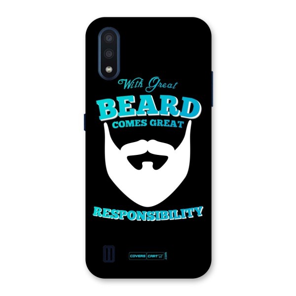 Great Beard Back Case for Galaxy M01