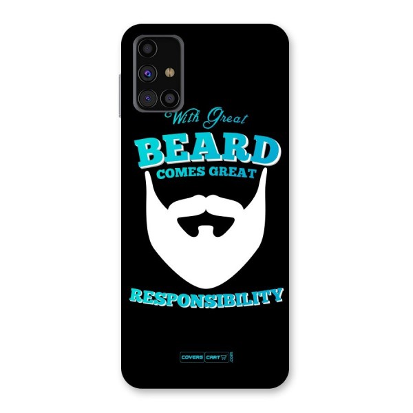 Great Beard Back Case for Galaxy M31s