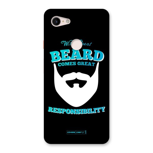 Great Beard Back Case for Google Pixel 3 XL