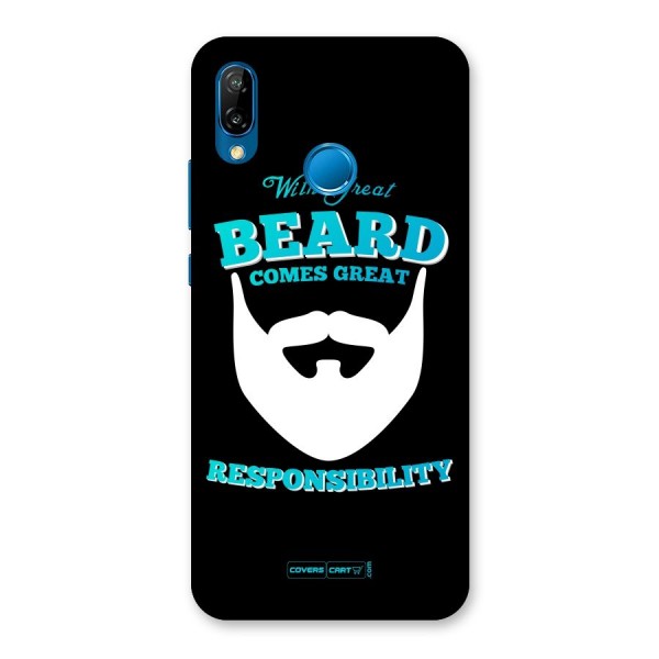 Great Beard Back Case for Huawei P20 Lite