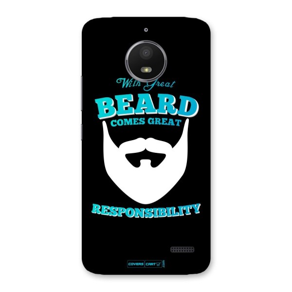 Great Beard Back Case for Moto E4