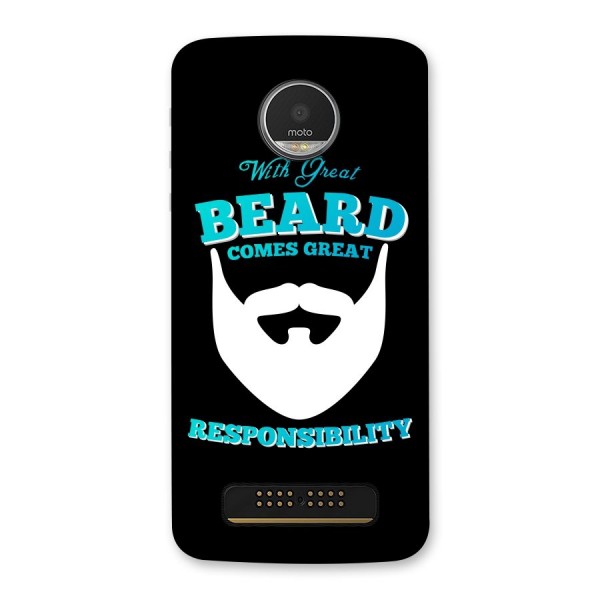 Great Beard Back Case for Moto Z Play