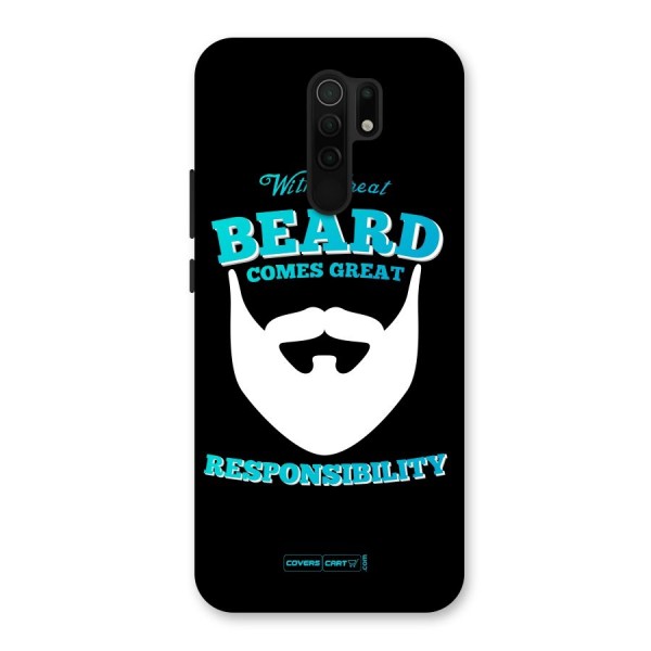 Great Beard Back Case for Redmi 9 Prime