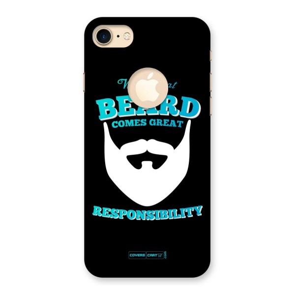 Great Beard Back Case for iPhone 8 Logo Cut