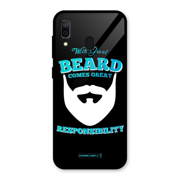 Great Beard Glass Back Case for Galaxy A30