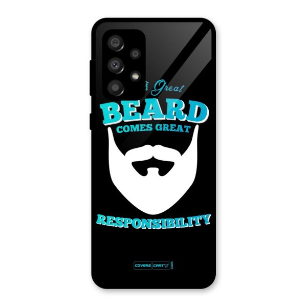 Great Beard Glass Back Case for Galaxy A32