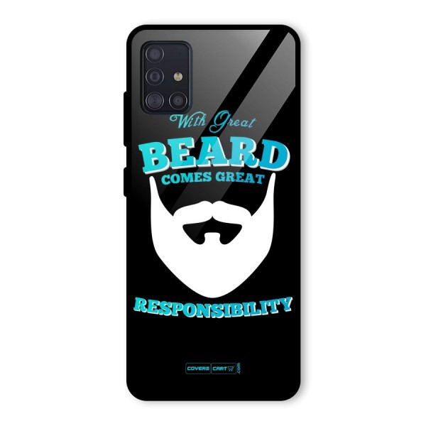 Great Beard Glass Back Case for Galaxy A51