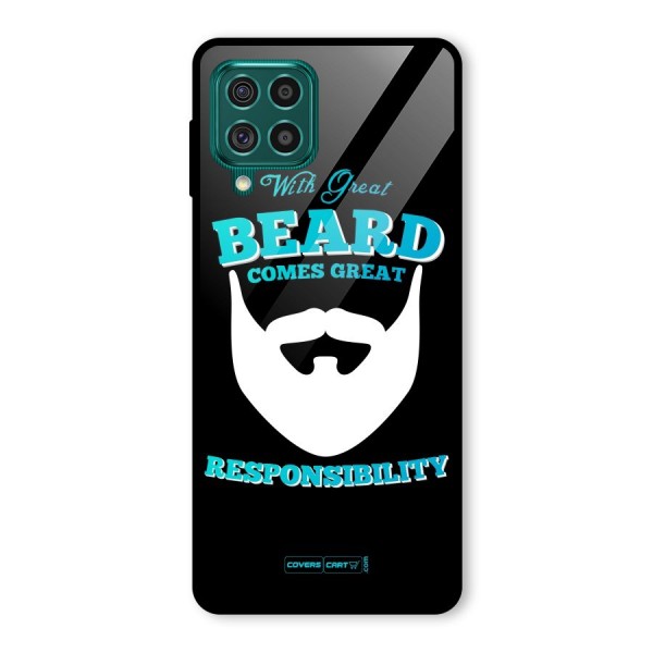 Great Beard Glass Back Case for Galaxy F62