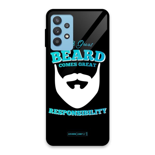 Great Beard Glass Back Case for Galaxy M32 5G