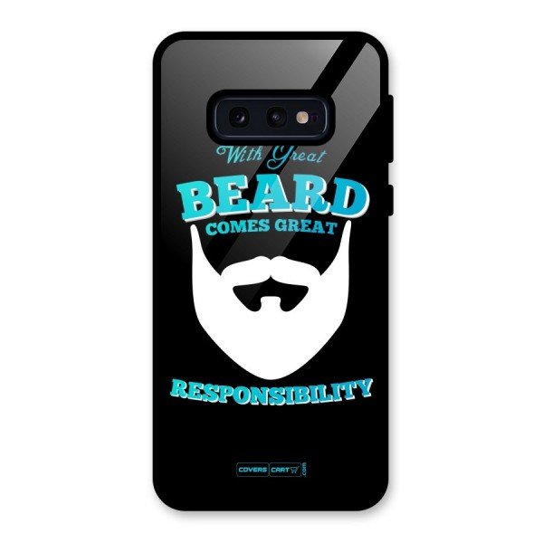 Great Beard Glass Back Case for Galaxy S10e