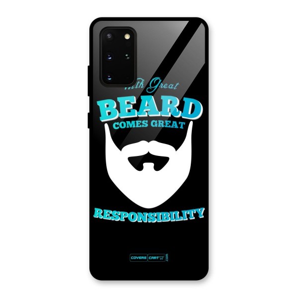 Great Beard Glass Back Case for Galaxy S20 Plus