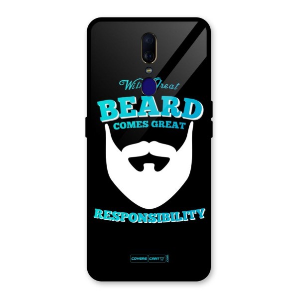 Great Beard Glass Back Case for Oppo F11