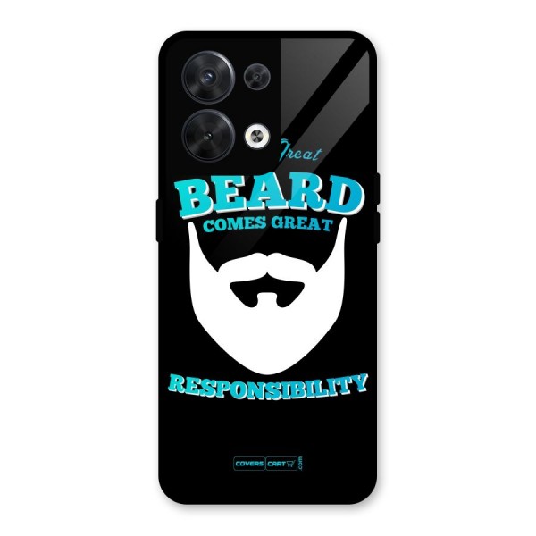 Great Beard Glass Back Case for Oppo Reno8 5G