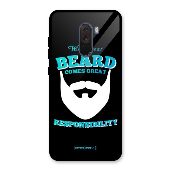 Great Beard Glass Back Case for Poco F1