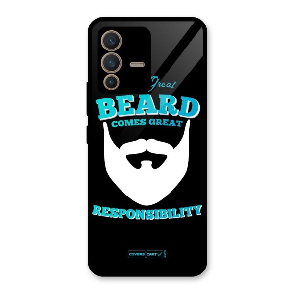 Great Beard Glass Back Case for Vivo V23 5G