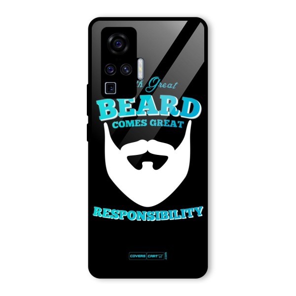 Great Beard Glass Back Case for Vivo X50 Pro