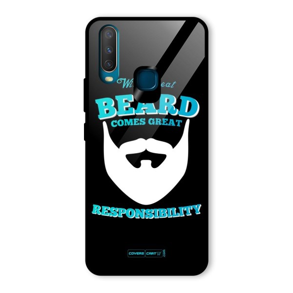 Great Beard Glass Back Case for Vivo Y12