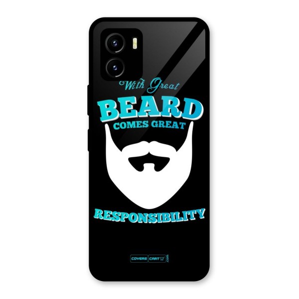 Great Beard Glass Back Case for Vivo Y15s