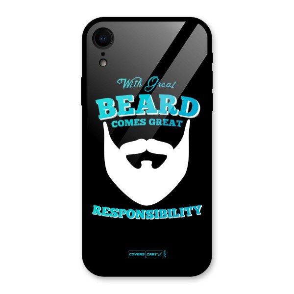 Great Beard Glass Back Case for XR