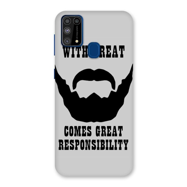 Great Beard Great Responsibility Back Case for Galaxy F41