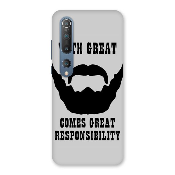 Great Beard Great Responsibility Back Case for Mi 10