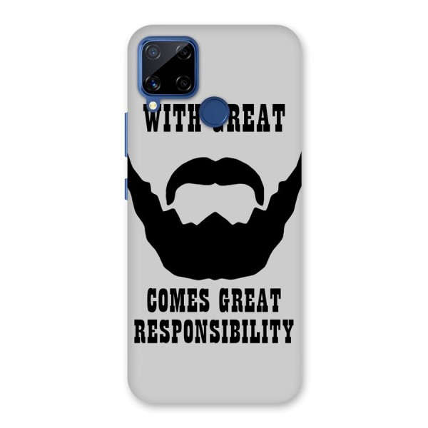 Great Beard Great Responsibility Back Case for Realme C12