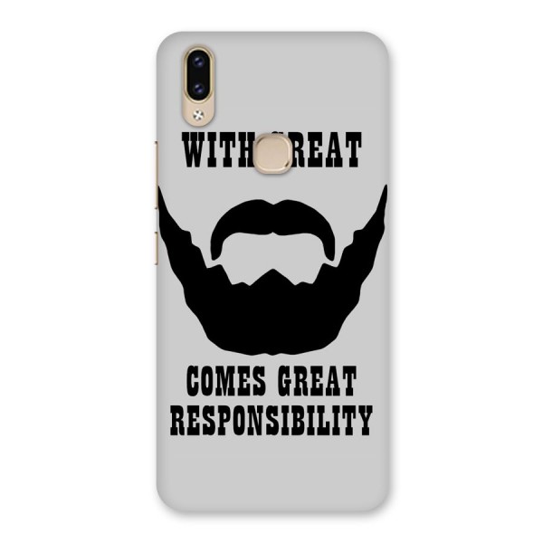 Great Beard Great Responsibility Back Case for Vivo V9