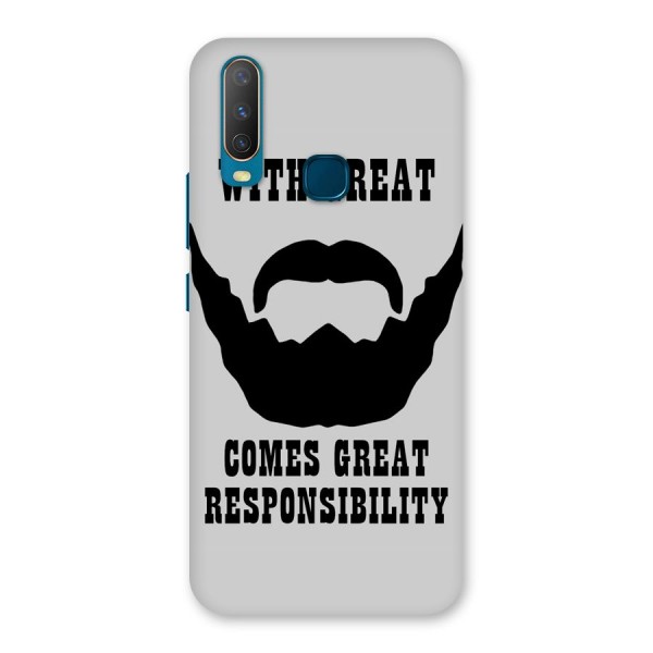 Great Beard Great Responsibility Back Case for Vivo Y17