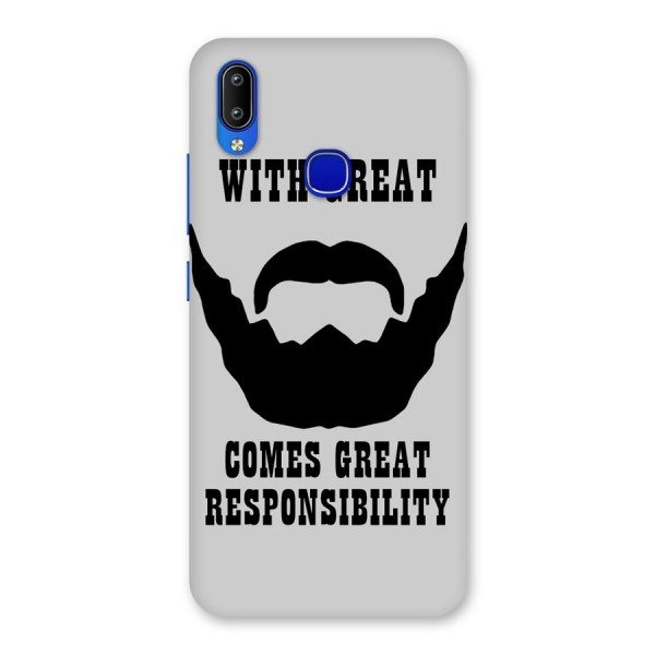 Great Beard Great Responsibility Back Case for Vivo Y91