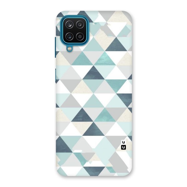 Green And Grey Pattern Back Case for Galaxy F12