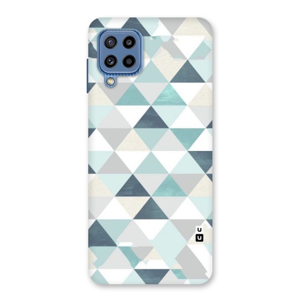 Green And Grey Pattern Back Case for Galaxy M32