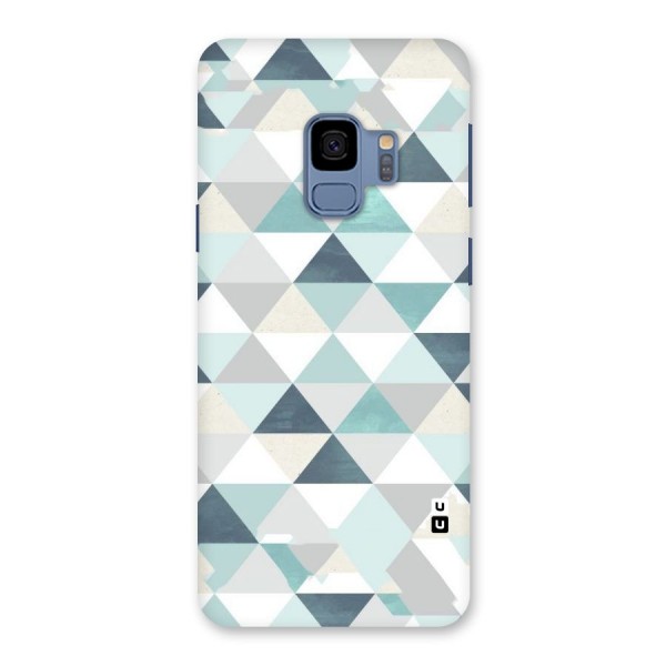 Green And Grey Pattern Back Case for Galaxy S9