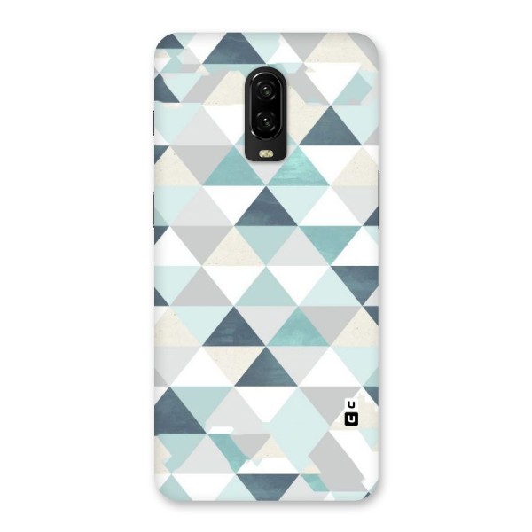 Green And Grey Pattern Back Case for OnePlus 6T