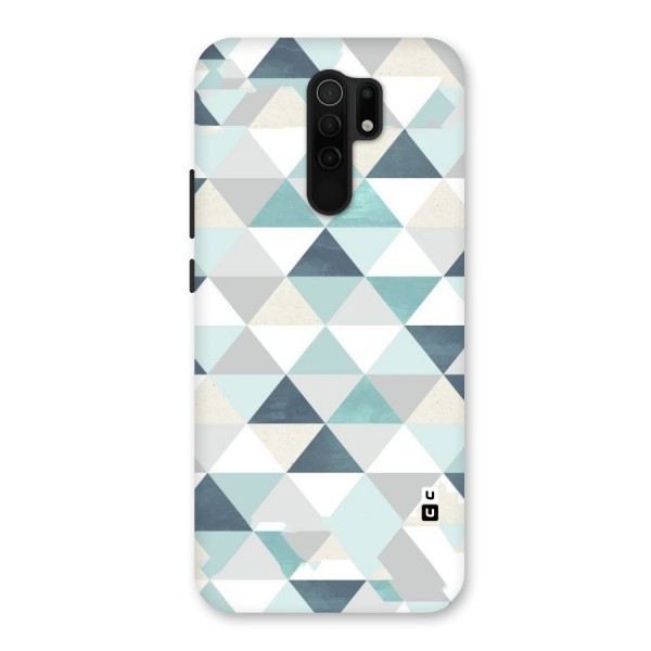 Green And Grey Pattern Back Case for Poco M2