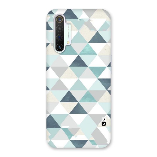 Green And Grey Pattern Back Case for Realme X3