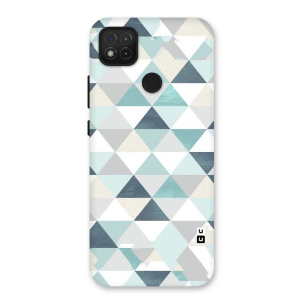 Green And Grey Pattern Back Case for Redmi 9C