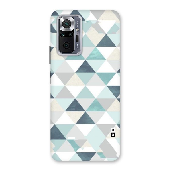 Green And Grey Pattern Back Case for Redmi Note 10 Pro