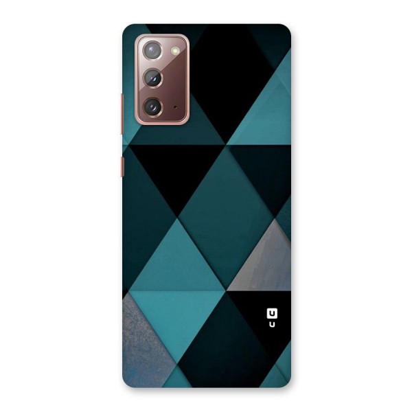 Green Black Shapes Back Case for Galaxy Note 20