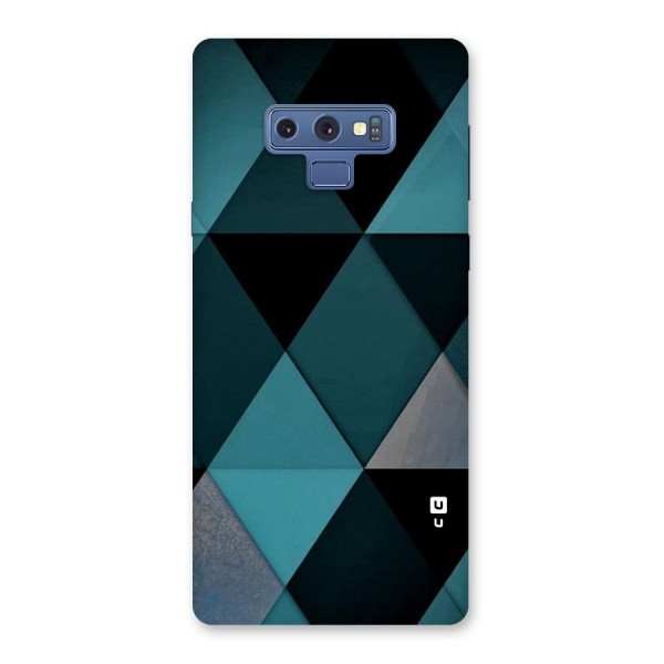 Green Black Shapes Back Case for Galaxy Note 9