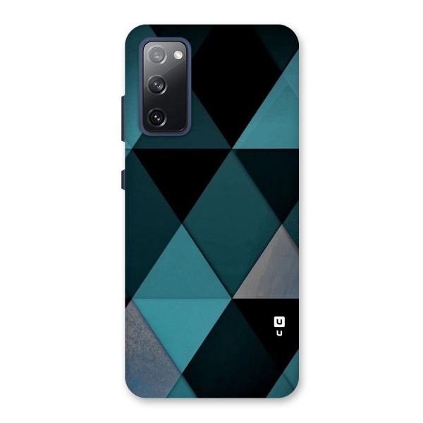 Green Black Shapes Back Case for Galaxy S20 FE